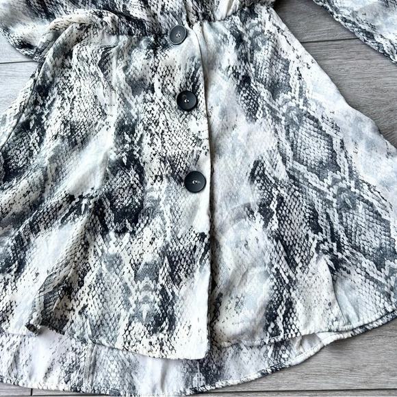 NEW ZARA ANIMAL PRINT BUTTON DOWN DRESS - Picture 8 of 14